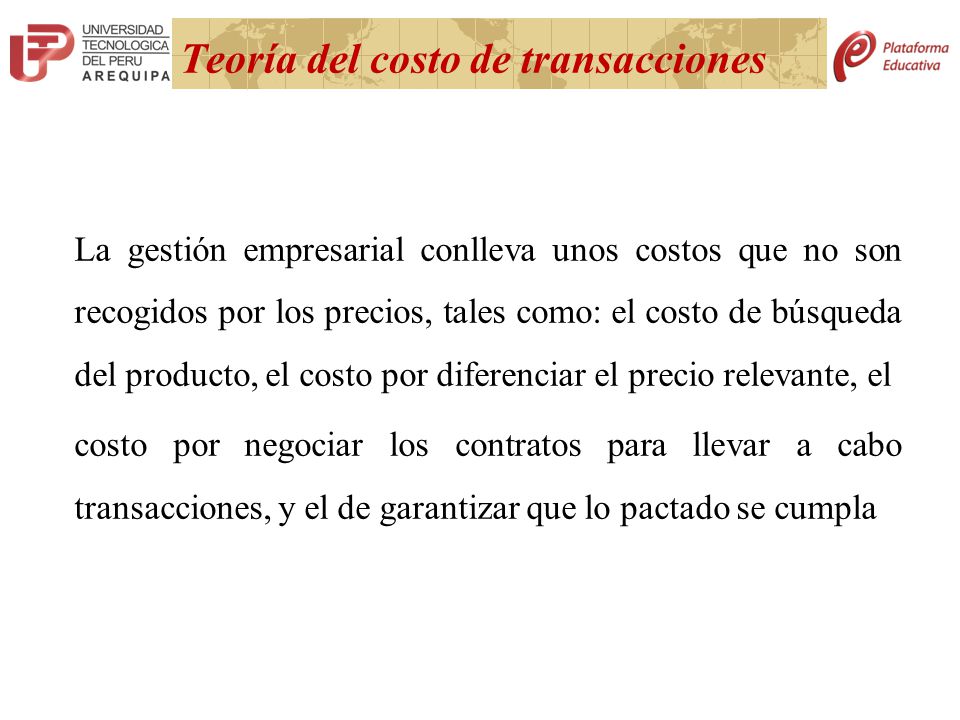 Teoría del costo de transacciones
