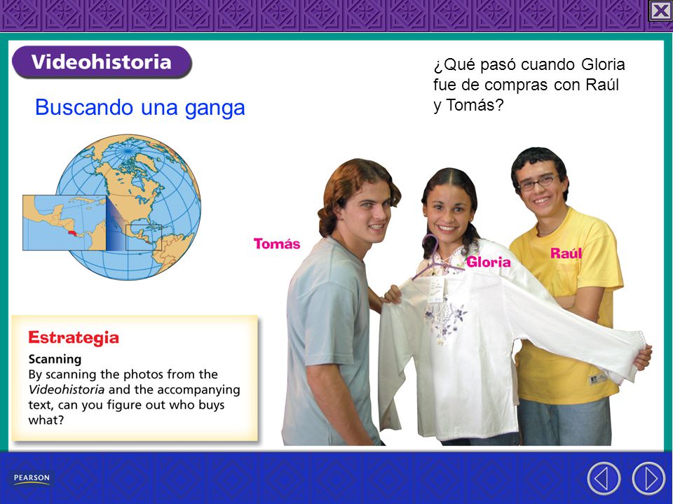 Buscando una ganga ¿Qué pasó cuando Gloria fue de compras con Raúl