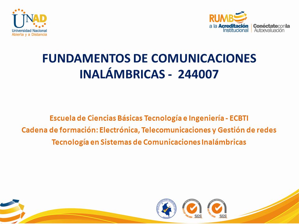 FUNDAMENTOS DE COMUNICACIONES INALÁMBRICAS