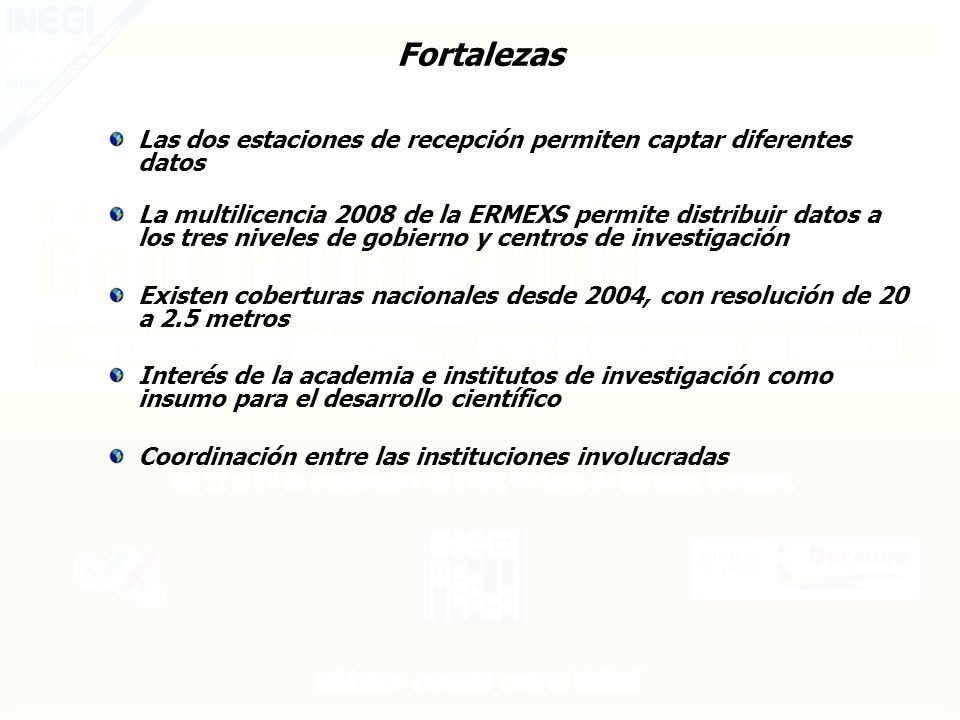 Fortalezas Las dos estaciones de recepción permiten captar diferentes datos.