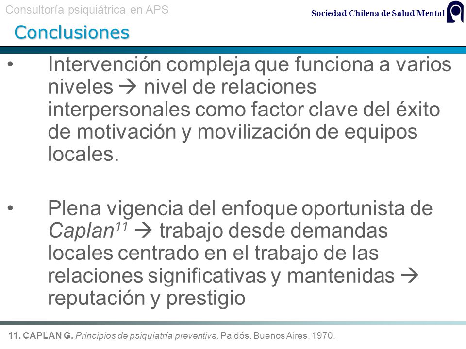 Dr. Rafael Sepúlveda Taller 6: Salud Mental y Psiquiatría en la Atención Primaria: Un desafío permanente