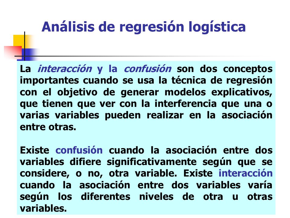 Análisis de regresión logística