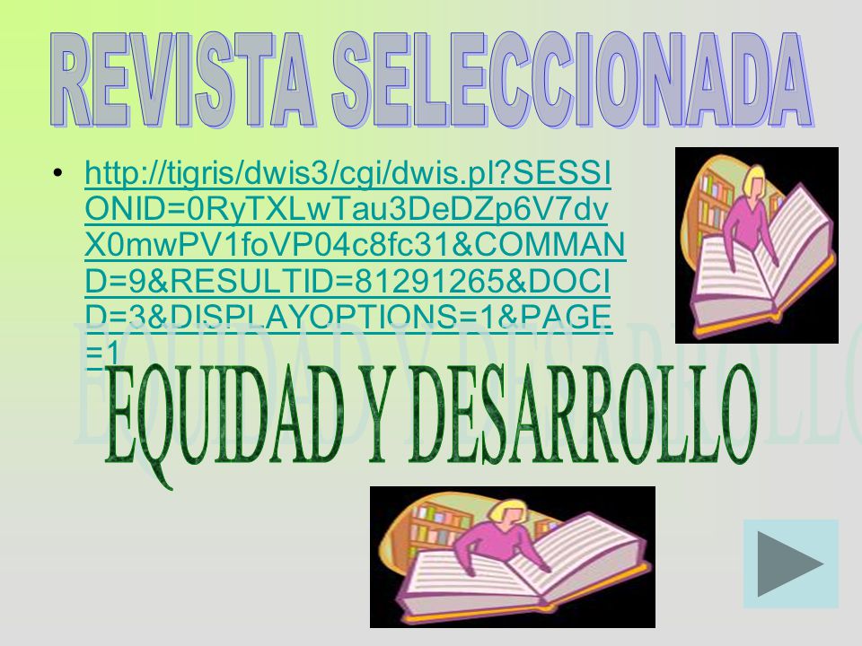 REVISTA SELECCIONADA EQUIDAD Y DESARROLLO