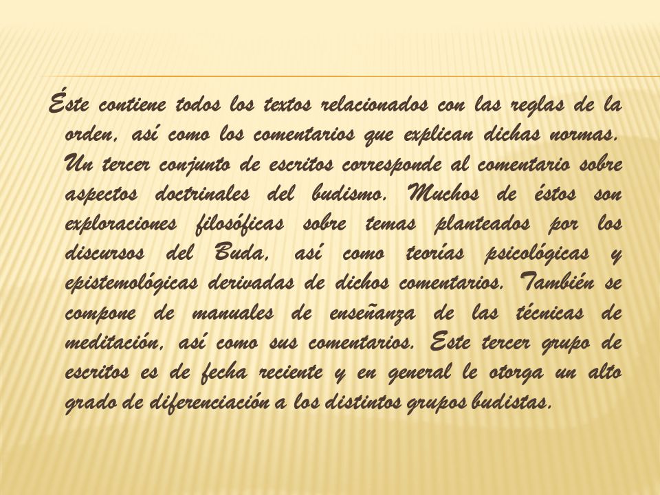 Éste contiene todos los textos relacionados con las reglas de la orden, así como los comentarios que explican dichas normas.