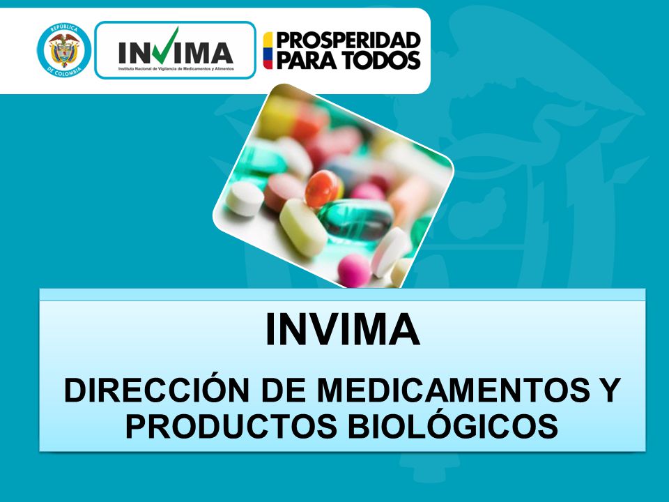 DIRECCIÓN DE MEDICAMENTOS Y PRODUCTOS BIOLÓGICOS