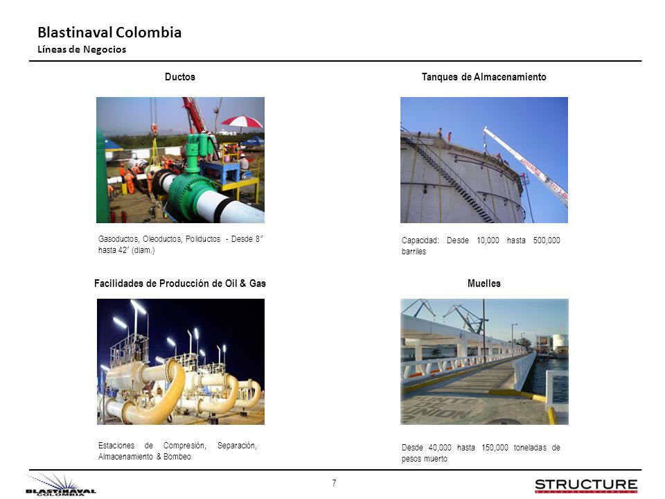 Tanques de Almacenamiento Facilidades de Producción de Oil & Gas