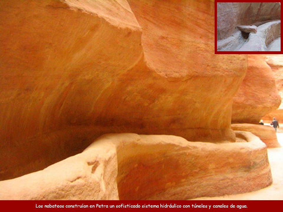 Los nabateos construían en Petra un sofisticado sistema hidráulico con túneles y canales de agua.