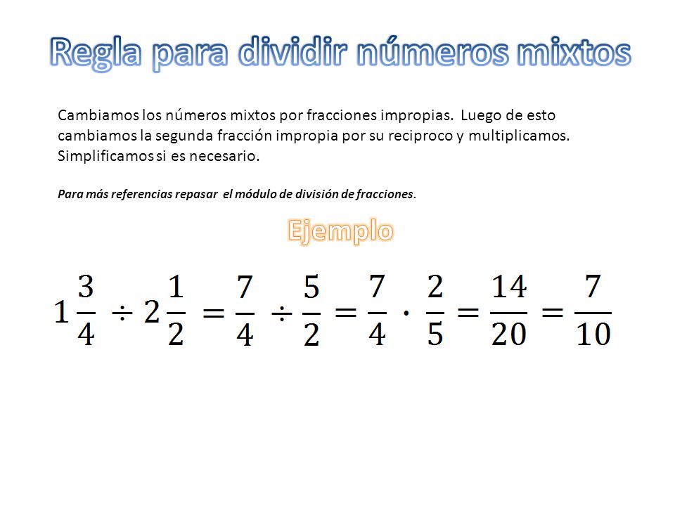 Universidad Metropolitana División de números mixtos - ppt descargar