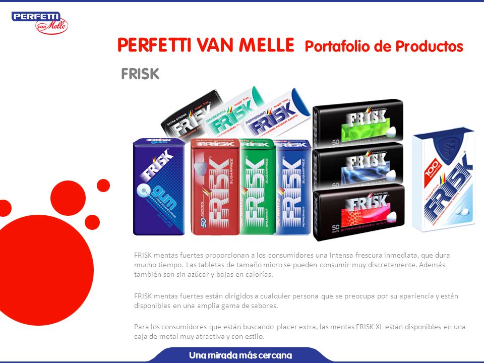PERFETTI VAN MELLE Portafolio de Productos
