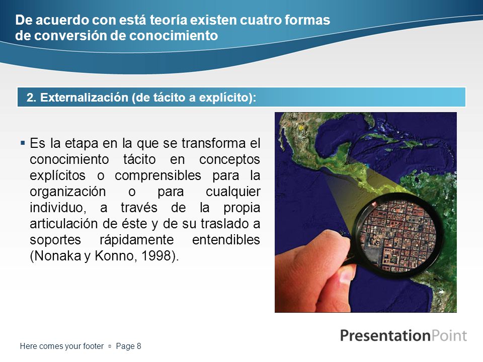 De acuerdo con está teoría existen cuatro formas de conversión de conocimiento