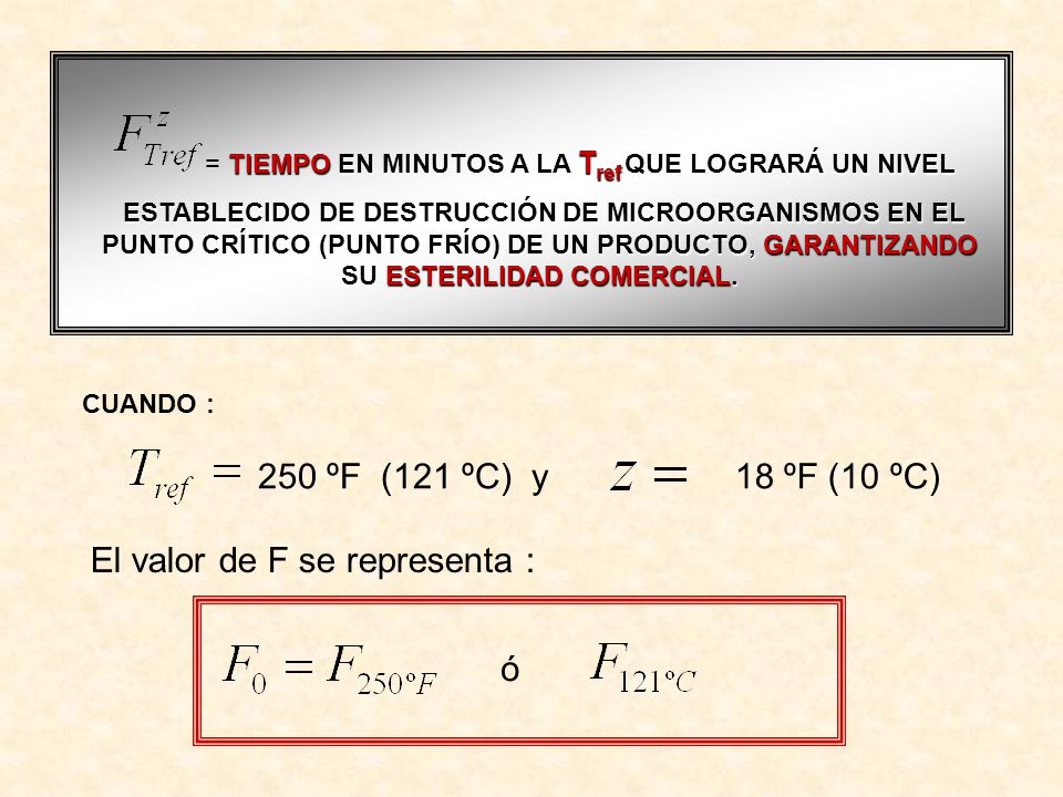 = TIEMPO EN MINUTOS A LA Tref QUE LOGRARÁ UN NIVEL