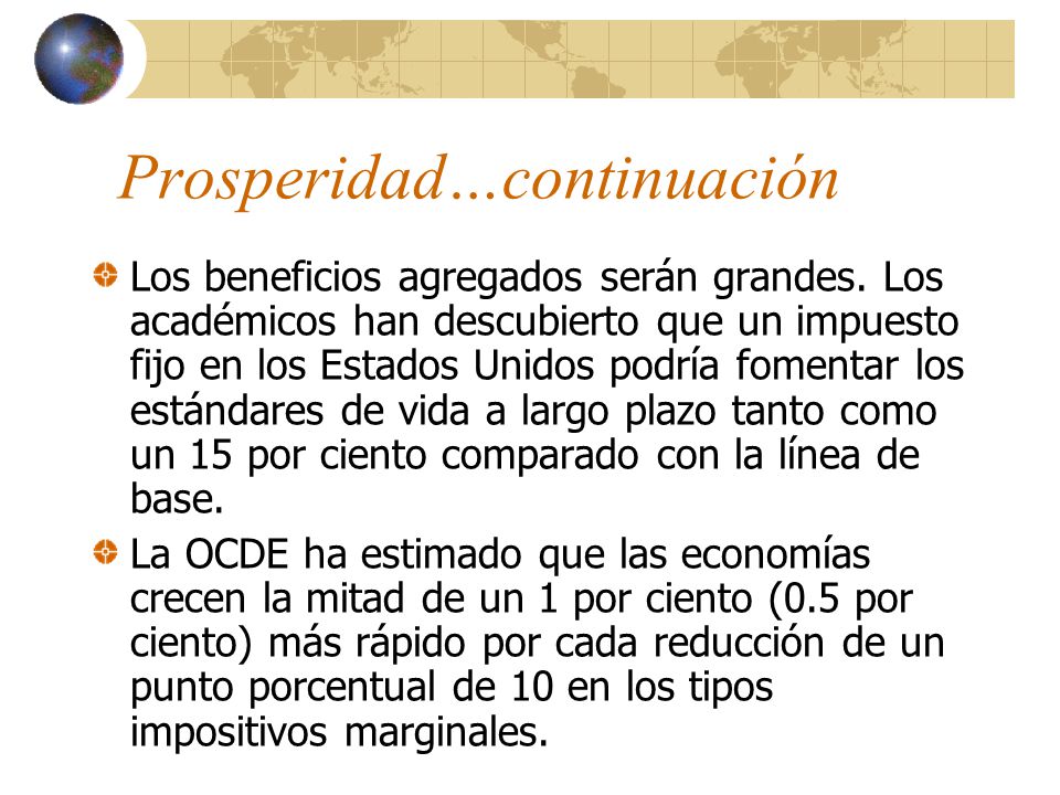 Prosperidad…continuación
