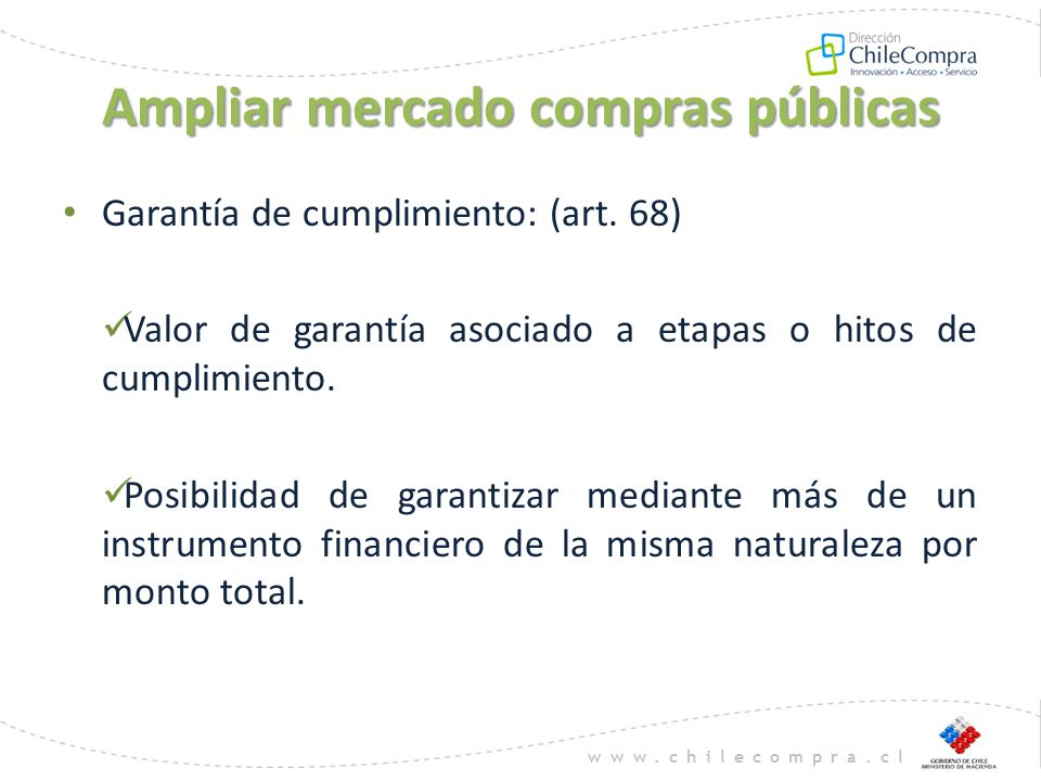 Ampliar mercado compras públicas