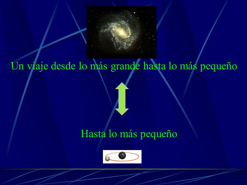 Un viaje desde lo más grande hasta lo más pequeño