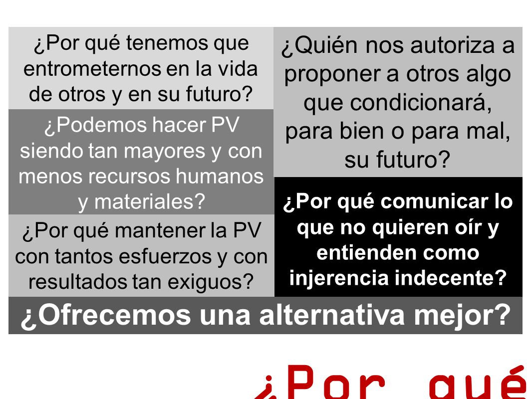 ¿Ofrecemos una alternativa mejor