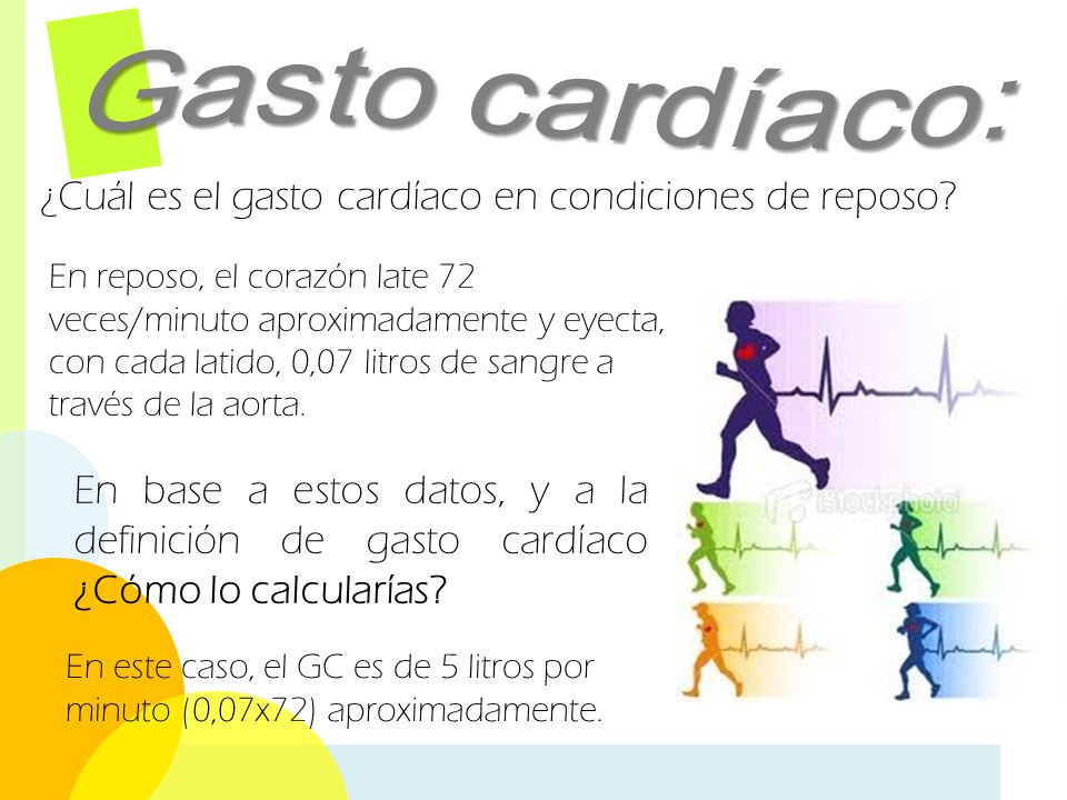 Gasto cardíaco: ¿Cuál es el gasto cardíaco en condiciones de reposo