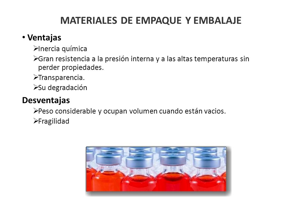MATERIALES DE EMPAQUE Y EMBALAJE