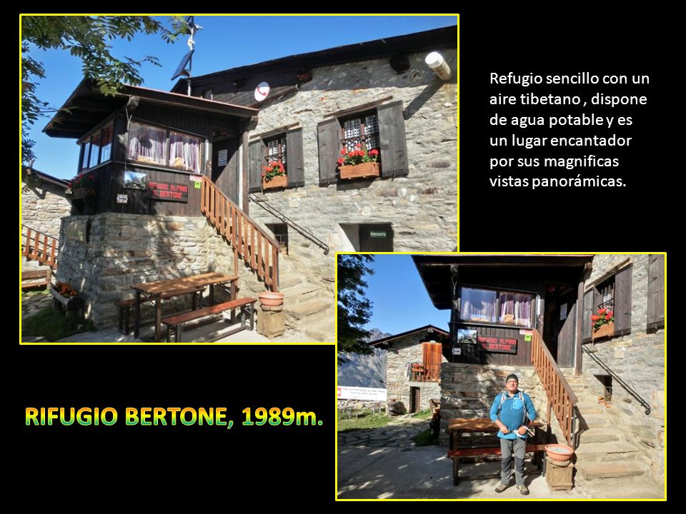 Refugio sencillo con un aire tibetano , dispone de agua potable y es un lugar encantador por sus magnificas vistas panorámicas.
