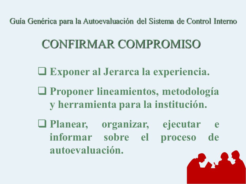 Guía Genérica para la Autoevaluación del Sistema de Control Interno