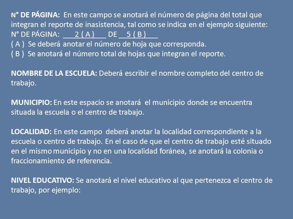 N° DE PÁGINA: ___2 ( A )__ DE __5 ( B )___