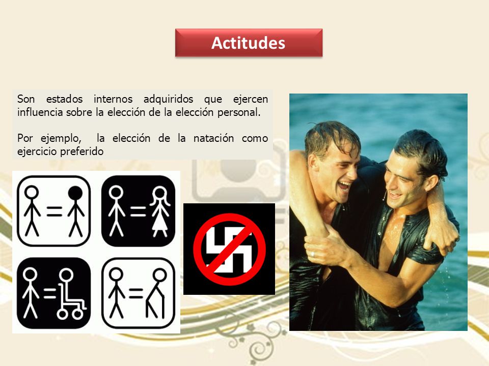Actitudes Son estados internos adquiridos que ejercen influencia sobre la elección de la elección personal.