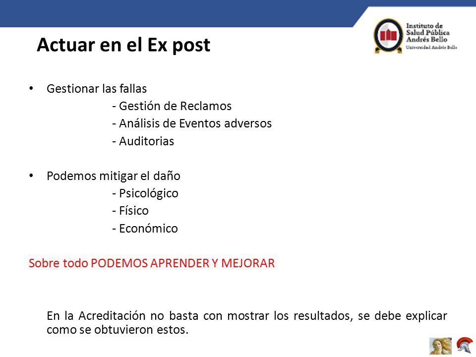 Actuar en el Ex post Gestionar las fallas - Gestión de Reclamos