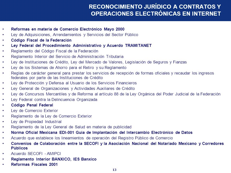 RECONOCIMIENTO JURÍDICO A CONTRATOS Y OPERACIONES ELECTRÓNICAS EN INTERNET