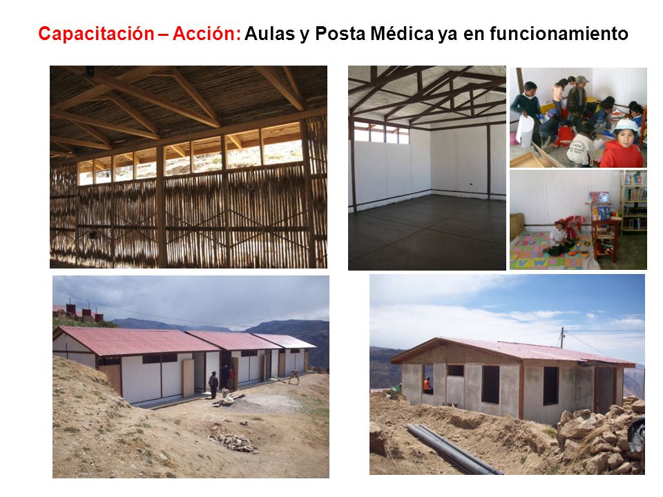 Capacitación – Acción: Aulas y Posta Médica ya en funcionamiento