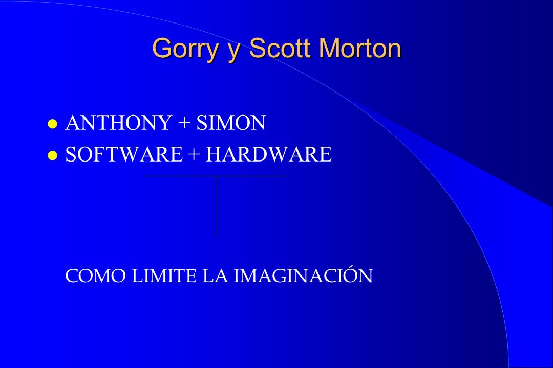 Gorry y Scott Morton ANTHONY + SIMON SOFTWARE + HARDWARE