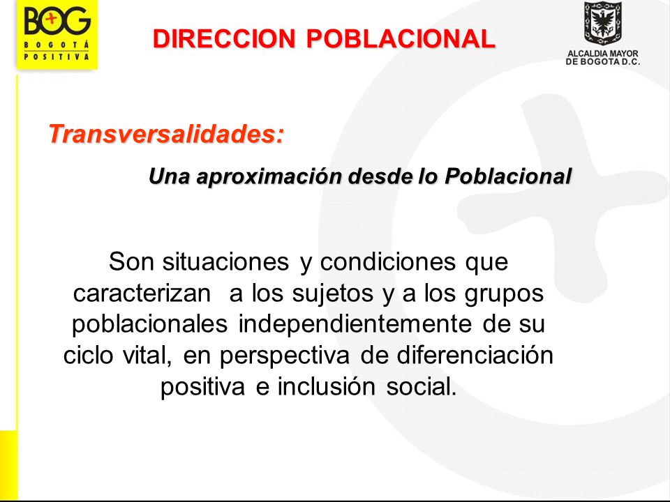 DIRECCION POBLACIONAL