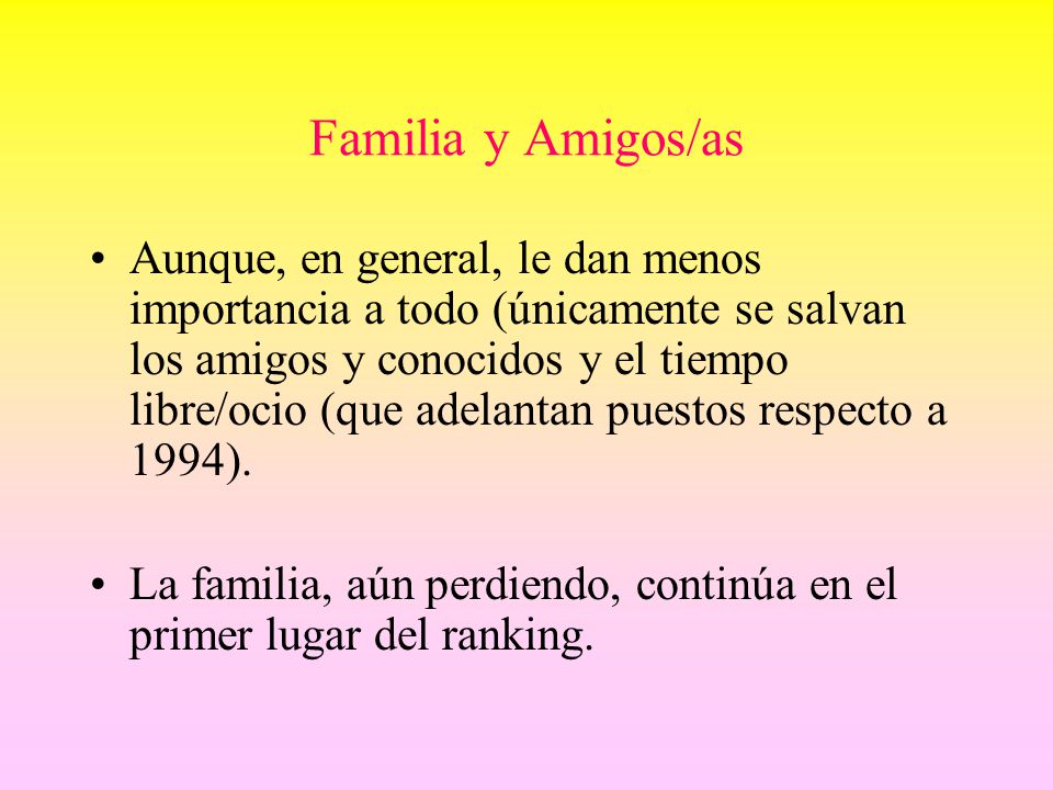 Familia y Amigos/as