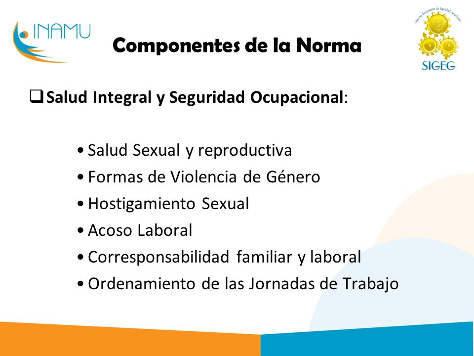 Componentes de la Norma