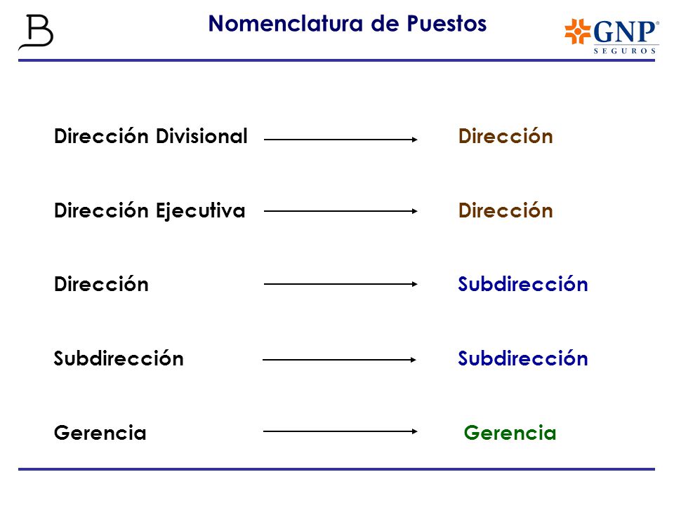 Nomenclatura de Puestos
