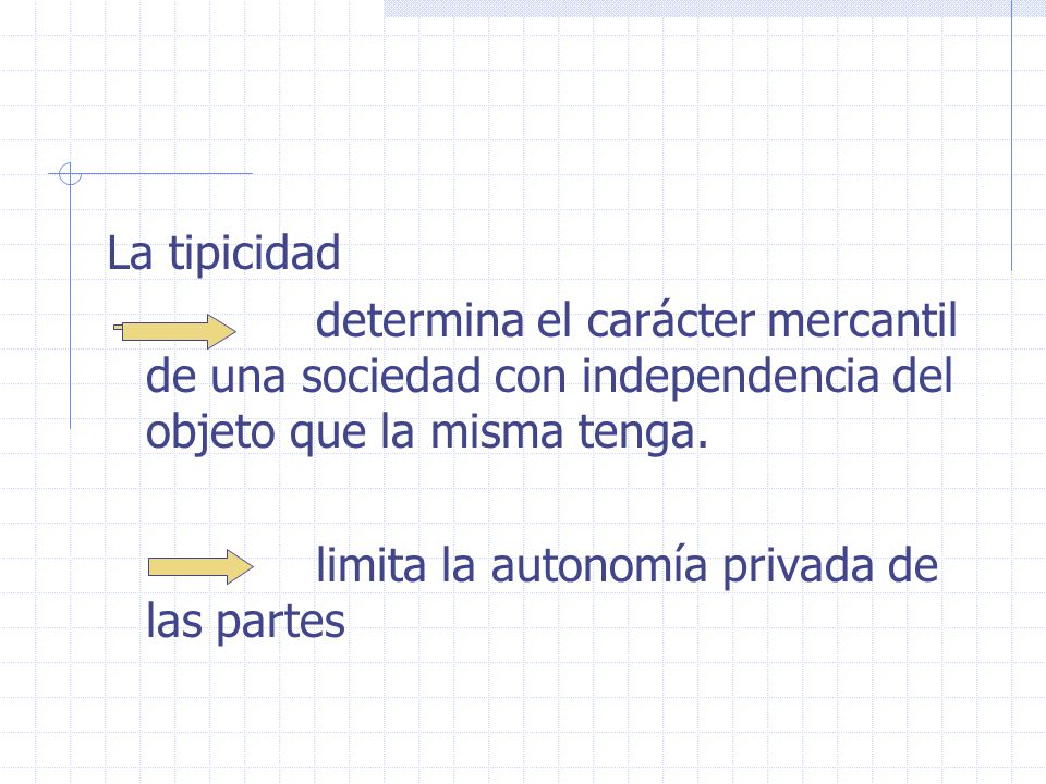 La tipicidad determina el carácter mercantil de una sociedad con independencia del objeto que la misma tenga.