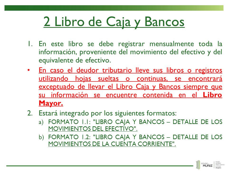 2 Libro de Caja y Bancos