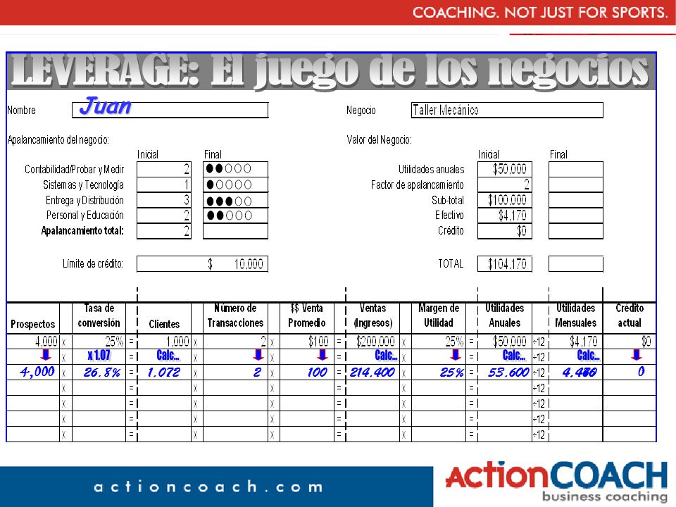 x 1.07 Calc... Calc... Calc... Calc... Juan 4, % 1,