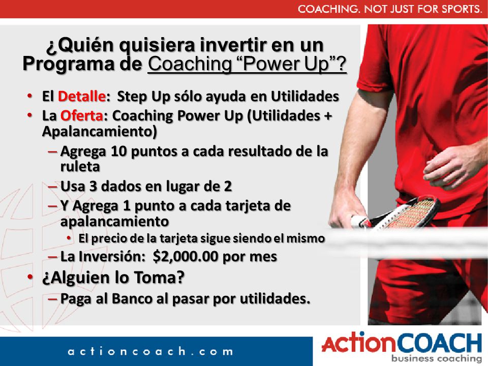 ¿Quién quisiera invertir en un Programa de Coaching Power Up
