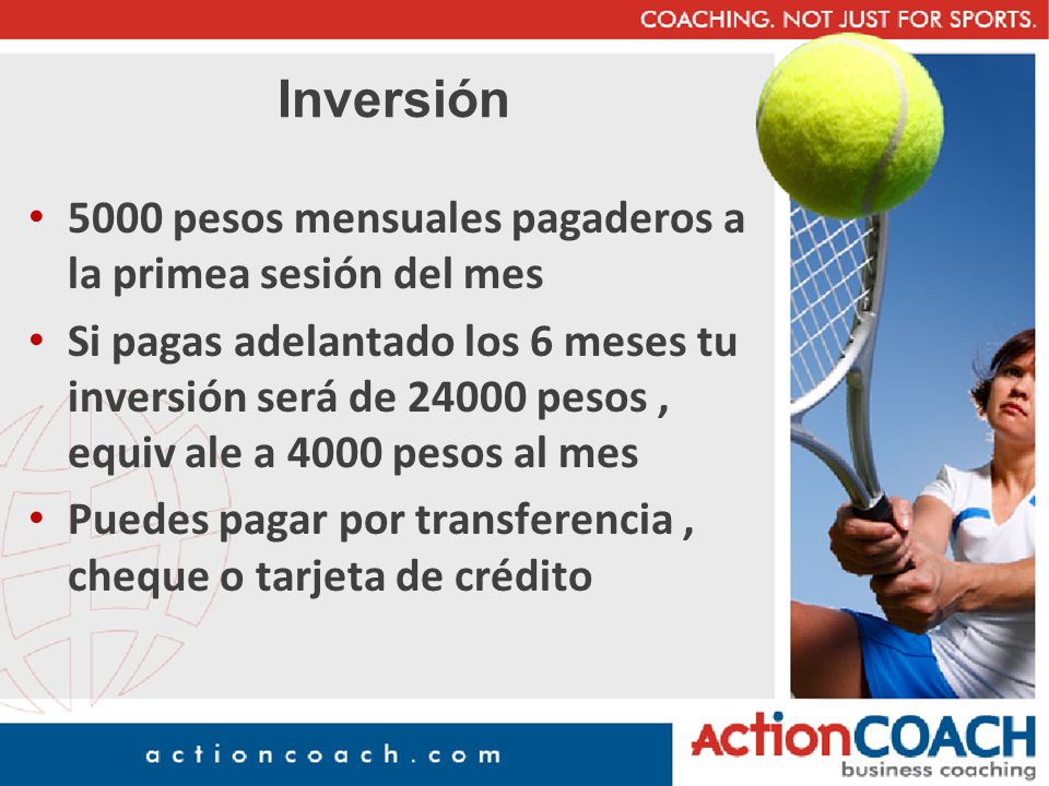 Inversión 5000 pesos mensuales pagaderos a la primea sesión del mes