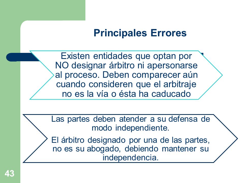 Las partes deben atender a su defensa de modo independiente.