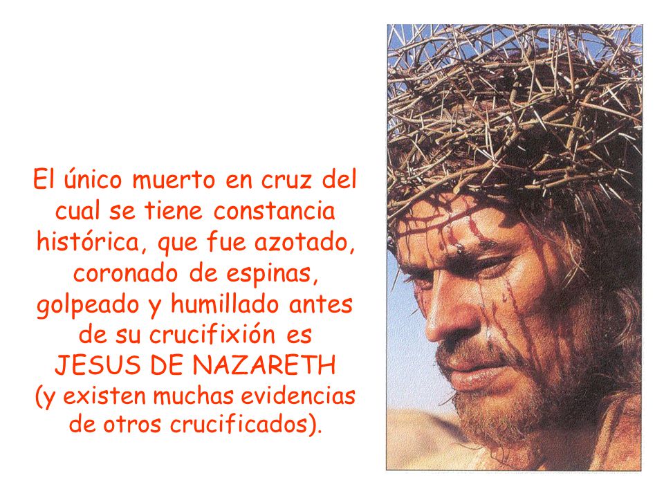 El único muerto en cruz del cual se tiene constancia