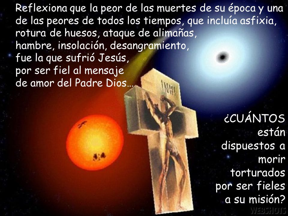 ¿CUÁNTOS están dispuestos a morir torturados por ser fieles