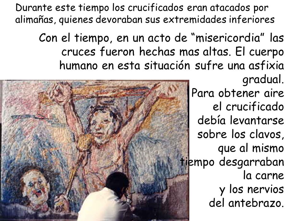 humano en esta situación sufre una asfixia gradual. Para obtener aire