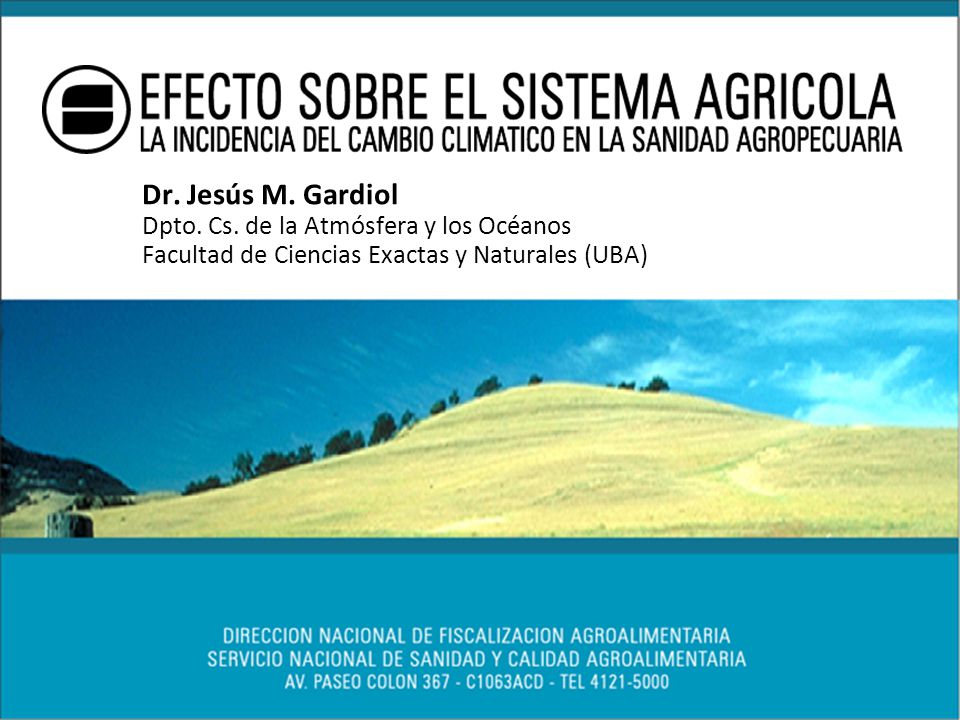 Dr. Jesús M. Gardiol Dpto. Cs. de la Atmósfera y los Océanos