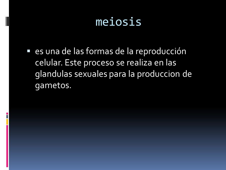 meiosis es una de las formas de la reproducción celular.