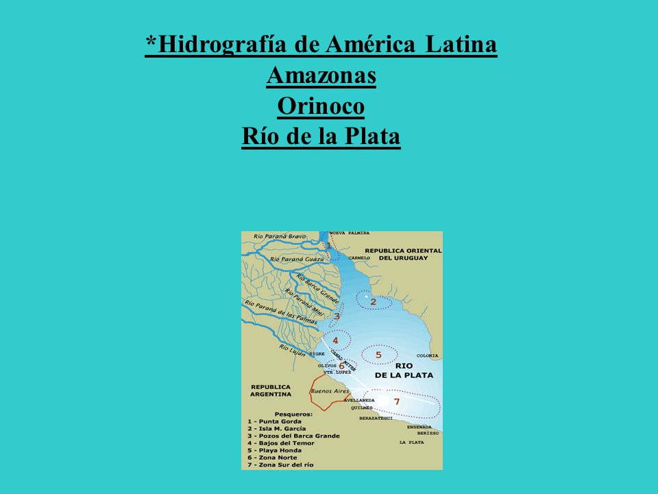 *Hidrografía de América Latina Amazonas