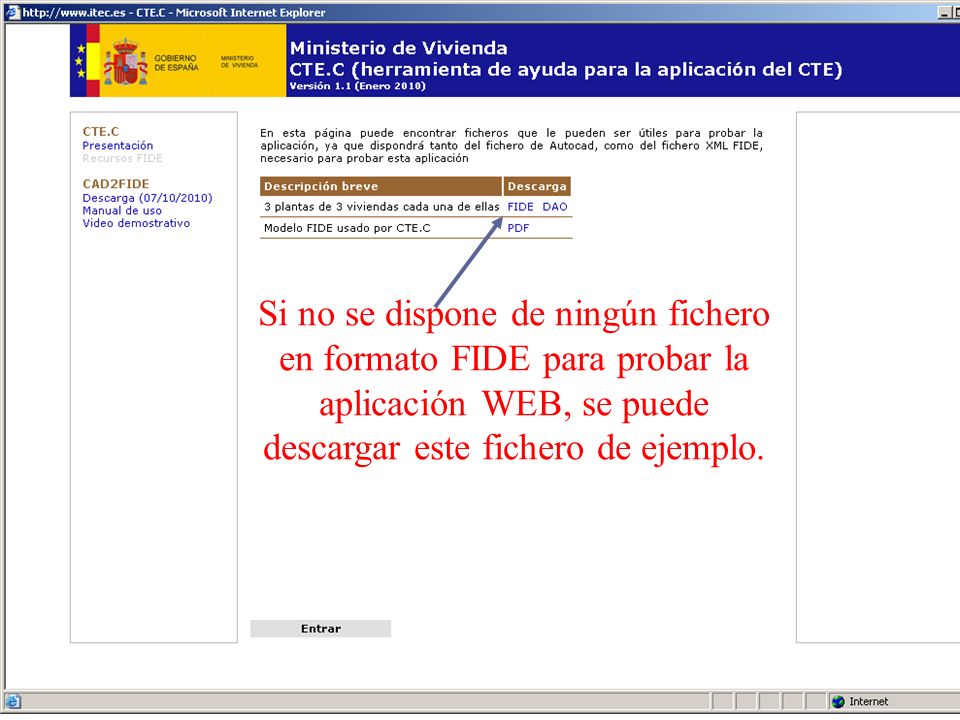 Si no se dispone de ningún fichero en formato FIDE para probar la aplicación WEB, se puede descargar este fichero de ejemplo.