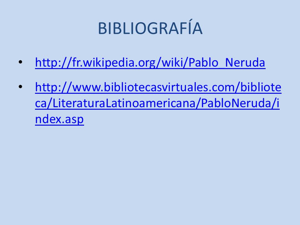 BIBLIOGRAFÍA