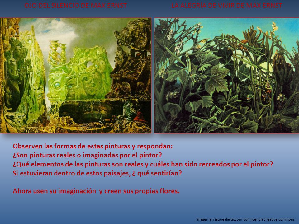 OJO DEL SILENCIO DE MAX ERNST LA ALEGRÍA DE VIVIR DE MAX ERNST