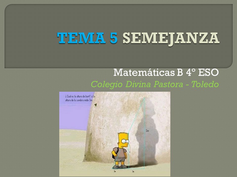 Matemáticas B 4º ESO Colegio Divina Pastora - Toledo