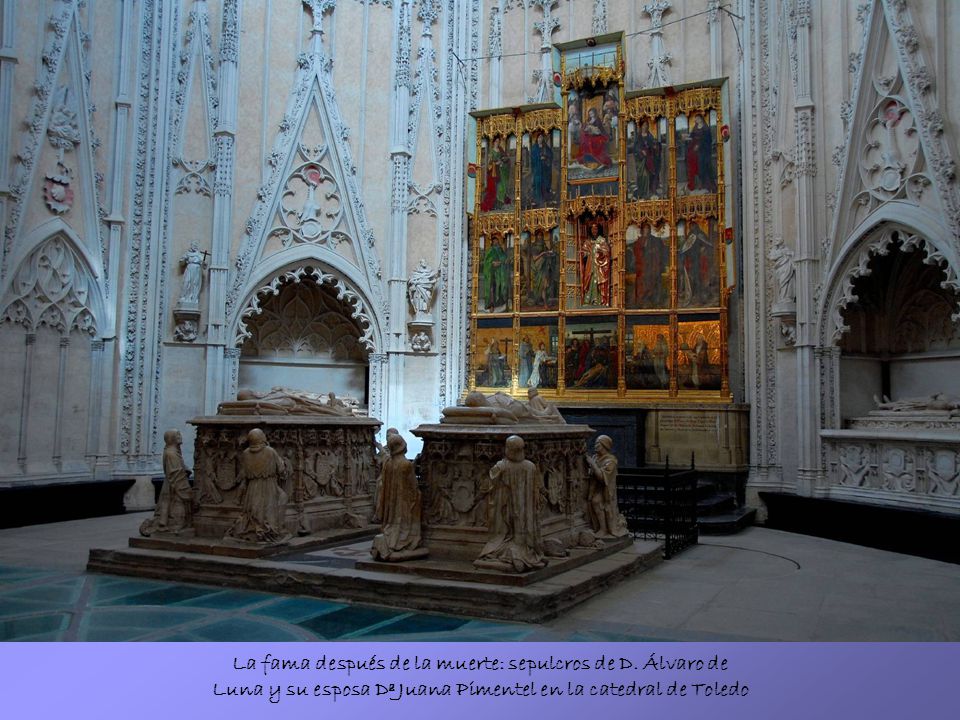 Sepulcro de Álvaro de Luna y de su esposa, catedral de Toledo